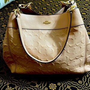 Coach Lexy Hobo - Warm Beige - EUC